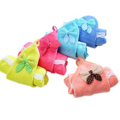 China Cheap Popular Kid Safe Cleaning Coral Velvet Dishcloth Super Absorbent Microfiber Kitchen Towel Small Towel for sale