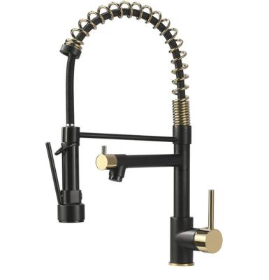 China Kitchen Faucets Kitchen Faucet Black Metered Kitchen Faucet With Sprayer Style Commercial Matte Black Faucet Kitchen Single Handle for sale