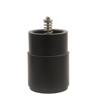 China Male Thread 2inch Modern Brass Vertical Spring Check Valve Matte Black Valve for sale