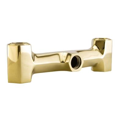 China Modern Wall Mounted Brush Gold Shower Faucet Main Body Part for sale