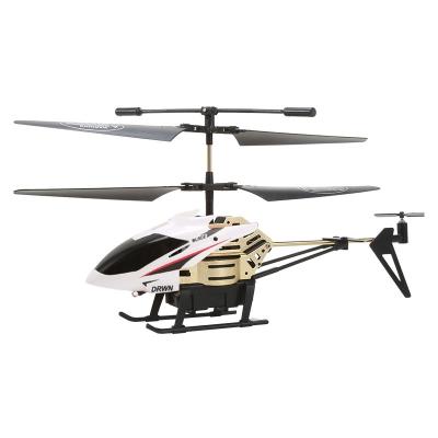 China One Key Takeoff / Landing W10 Luxury Blue Black White Red Rainbow Color Alloy 3.5Ch 2.4G Mini Helicopter Toy For Beginner for sale