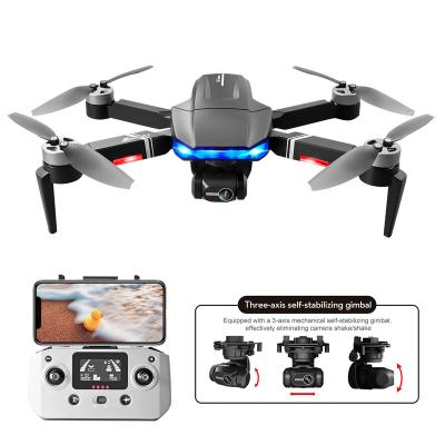 China Headless mode S7S Professional  3-Axis Gimbal GPS 5G Wifi Camera Video Drone 4K HD 1080P Mini Foldable Remote Control Drone for sale