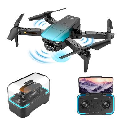 China Headless mode F191 Mini Cheap Gradient Blue Orange Optical Flow Hover Light 4K Foldable Toy Drones For Fun for sale