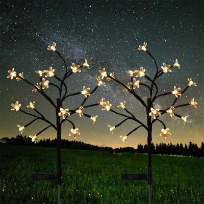 China Garden Christmas Flower Lights Solar Panel For Garden Outdoor Garden 20LEDS / 40LEDS Decorate Light for sale