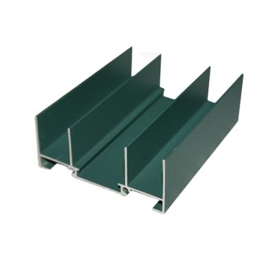 China High Corrosion-resistance 6000 Series T5 Aluminum Alloy Powder Coating Aluminum Extrusion Profile For Asia Market for sale