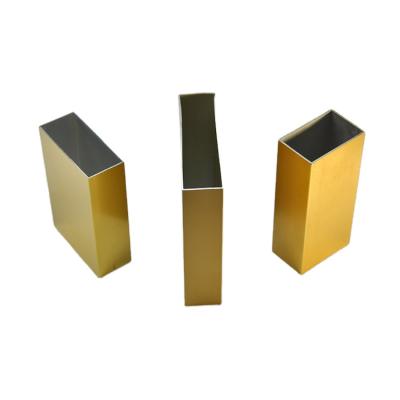 China door & Aluminum Profile Rectangular Square Cavity Window Good Quality Extrusion Pipe Aluminum Profile for sale