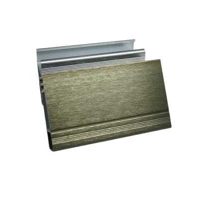 China High Grade High Galvanizing Corrosion-Resistance Brushed Aluminum Profile In Building For Making Doors And Windows for sale