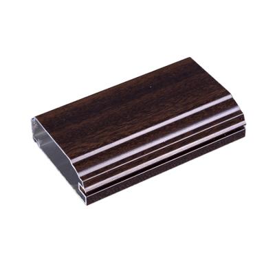 China High Corrosion-Resistance Sideboard Aluminum Extrusion Profile For Iraq Market , Wood Grain Powder Coated for sale