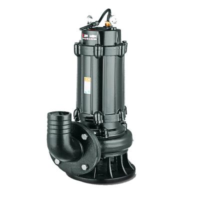 China Industrial Utilities 4 Kw India Motor WQ Electric Submersible Sewage Pump With Cutter for sale