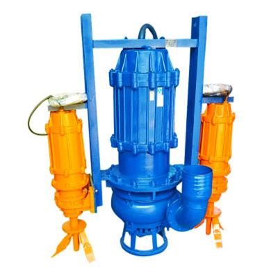 China Durable and long working life submarine pump whit with knife 3kw 4kw 9hp mini compact submersible sand agitator mud suction dredger pumps for sale for sale