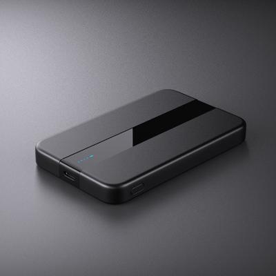 China New Design Mini Power 5000mAh Magnetic Wireless Charger 10W Power Bank Quick Rechargeable Backup Power Bank for sale