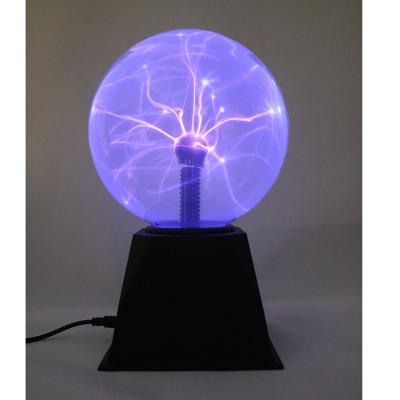 China Healthy and Touch Crystal Static Plasma Ball Light ABS and Crystal Red Green Blue Home Holiday Wedding Party Decorations Lamp 6 Inches for sale