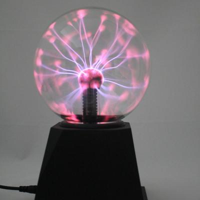 China ABS and Crystal Sound and 4 Inch Touch Crystal Static Plasma Ball Light for Holiday Wedding Party Decorations Home Lamp for sale