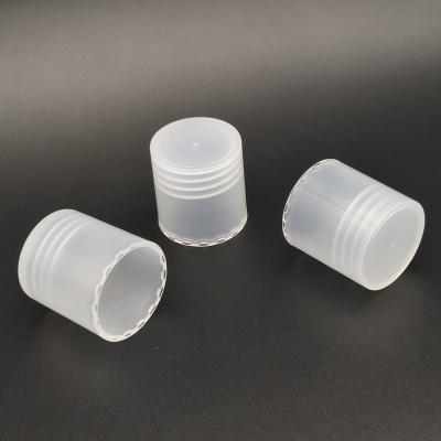 China Non Spill High Quality Black White Plastic Screw Cap 25/415 For Mineral Water Bottle for sale