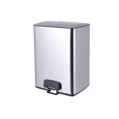 China 20 liter viable 30 liter stainless steel kitchen waste dust bin dustbin waste bin for sale