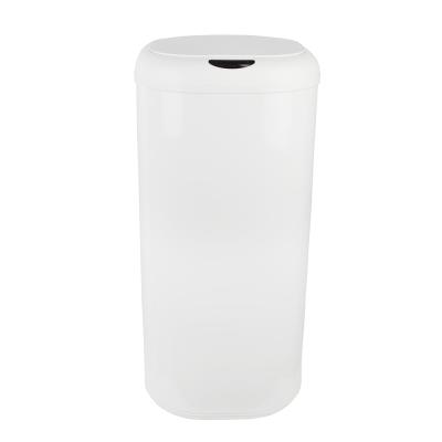 China Stainless Steel Sustainable Household Square Induction Mode Automatic Sensor Trash Bin for sale