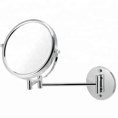 China Factory Price Wall Double Side Mirror Decorative Round Magnifying Vanity Makeup Mirror for sale