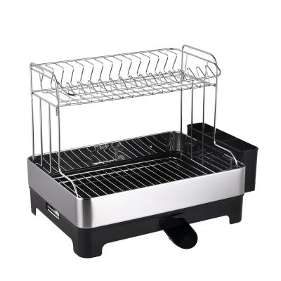 China Wholesale Durable Kitchen Large Capacity Stainless Steel Stand Type Dish Sink Countertop Organizer And Storage Holders Racks for sale