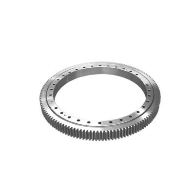 China Four Point Good Contact Price Tower Crane Slewing Bearing Double Row Different Ball Diameter Slewing Bearing for sale