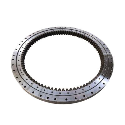 China Customizable Four / Eight Point Contact Excavator Slewing Ring Swing Bearing With Internal Gear for sale