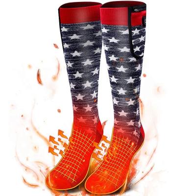 China 2021 New Design Viable Unisex Foot Warmer Foot Warmer Socks 3.7V 2200mA Fuzzy Battery Heated for Men and Women for sale