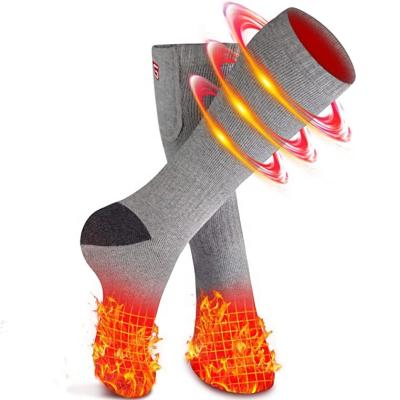 China Wholesale Custom Breathable Unisex Passionate Socks USB 3.7V Thermal Electric Heating Socks For Winter for sale