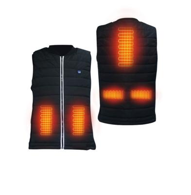 China Waterproof Heated Vest Windproof USB Powered Padding Heated Vests For Mens Clothes for sale