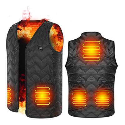 China Waterproof Winter Keep Warm Infrared Heating Adjustable Mens Vest Safety Heated Vest for sale