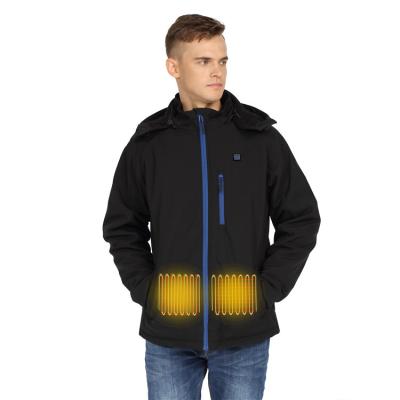 China High Quality Waterproof Winter Men's Design 5V USB Long Power Thermal Battery Heated Jacket for sale