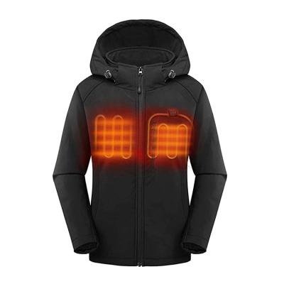 China Good Quality Hot Sale Women's Windproof Women's Heated Jackets Usb Battery Heated Jackets for sale