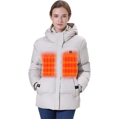 China Factory Directly Waterproof Supply Keeping Warm Heating Shirt Coat Winter 12V Heated Jackets For Women for sale