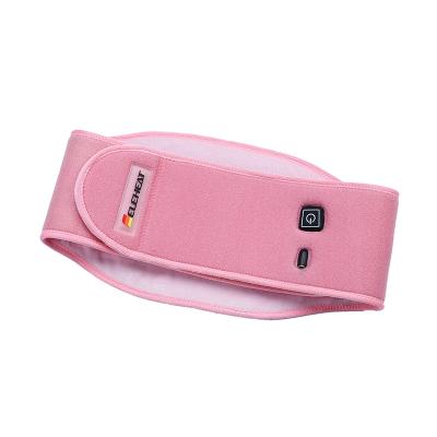 China Universal Rechargeable Battery Carbon Fiber Warm Heating Pad Electric Heated Waist Belt for sale