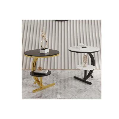 China 2021 New Fashion Sofa Side Table Furniture Coffee Marble Coffee Table Modern Table Marble for sale