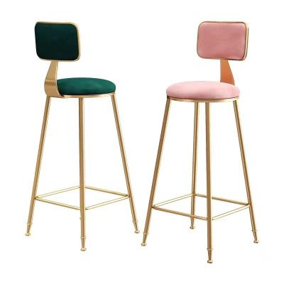 China Fashion low price high sale modern furniture hotel restaurant metal cheap frame bar stool for sale