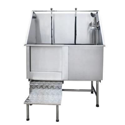 China Breathable Stainless Steel Dog Grooming Spa Tub for sale