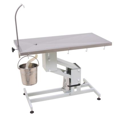 China Detachable Pet Veterinary Hospital Surgical Instruments Stainless Cover Veterinary Surgical Table for sale