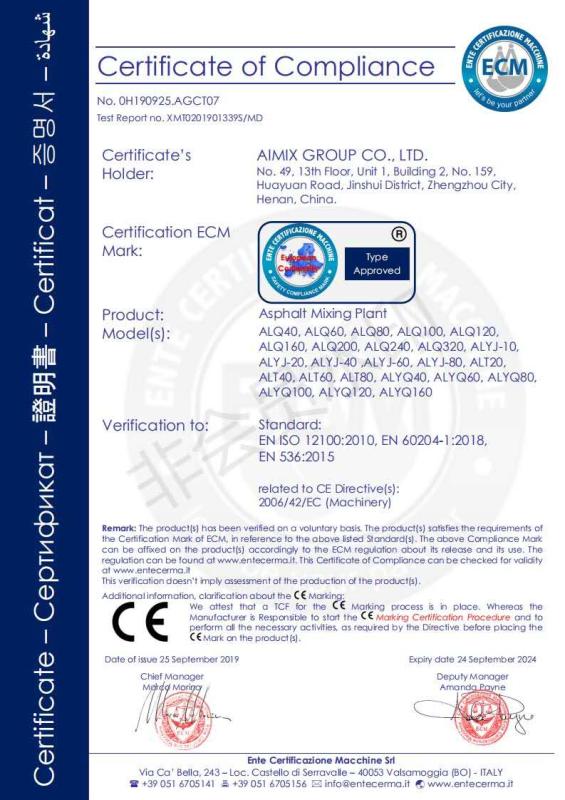 CE - Aimix Group Co., Ltd.