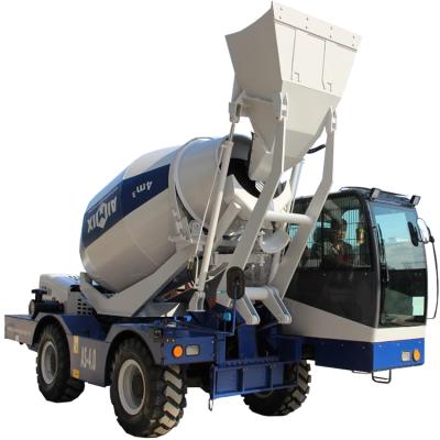 China Construction Material Stores 1.2 Till 6.5 m3 Self Mobile Loading Lifting Concrete Mixer Truck Machine for sale