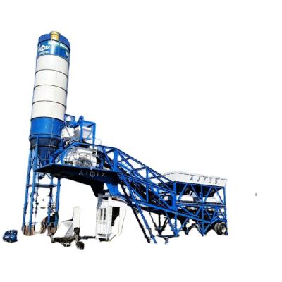 China Building material shops 35 m3/h mini concrete batch plant yhzs35 mobile concrete batching plant for sale