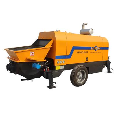 China Truck mounted concrete boom pump Aimix HBTS40 ABT40 40 m3/h diesel concrete pumps for sale Australia for sale