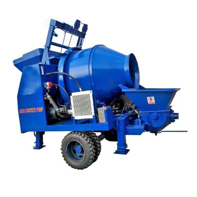 China Building material stores ABJZ30D JBT30 small cement mixer with electric pump 30m3 concrete mixer pump for sale for sale