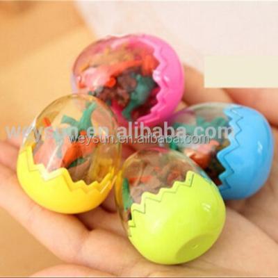 China Rubber Dinosaur Egg rubber eraser (1 egg=8pcs), cartoon eraser, animal eraser for sale