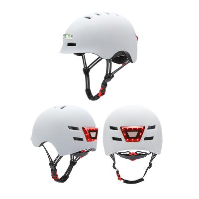 China ABS+PC Helmet Made Of PC+EPS Electric Vehicle With Lamp Helmet Protector Mountain Bike Helmet Riding Protector for sale