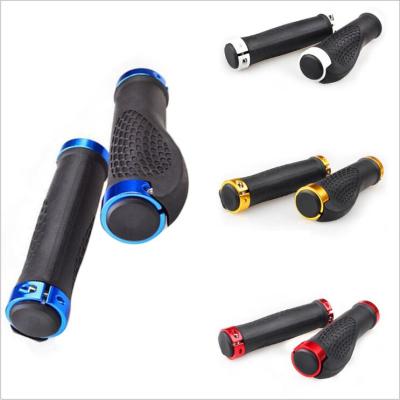 China BMX Bicycle Grip Mountain Bike Non-Slip Rubber Parts Lock Ergonomic Bicycle Grip Road Bike Non-Slip Grip for sale