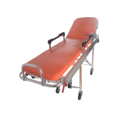 China High Quality Acrylic Aluminum Alloy Folding Stretcher Ambulance Stretcher Electric Emergency for sale