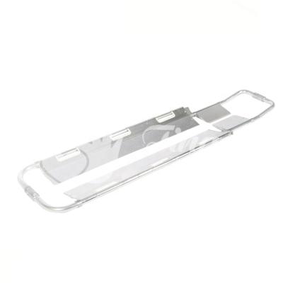 China Customized Steel First Aid Retractable Pe Rescue Scoop Plastic Stretcher for sale