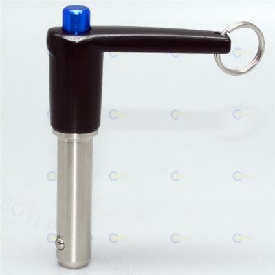 China Stainless Steel L Handle Quick Release Pins Stainless Steel Safety Ball Lock Pin Maker for sale