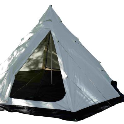 China Extended Type 4 Person 300D Oxford Outdoor Pyramid Tent for sale