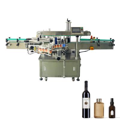 China Food Cover On Commodity Glass Plastic Metal Bottle With Automatic Round Bottle Labeling Machine Good Label Stick for sale