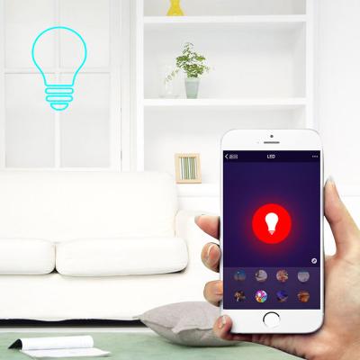 China e27 bulb app control music rgb color indoor smart led bulb light e27 with remote bulbs for sale